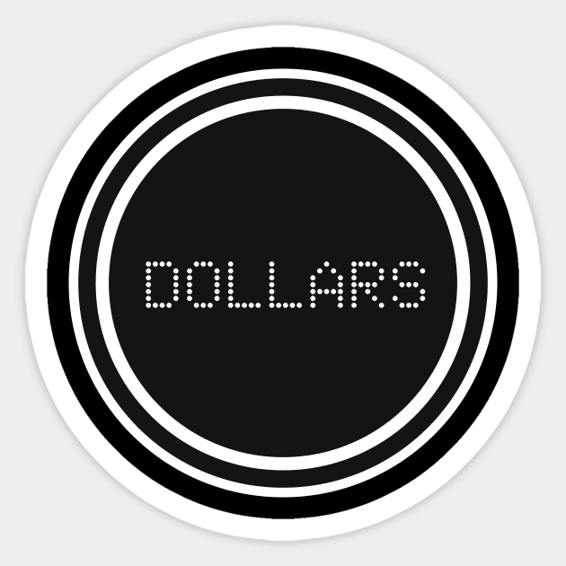 Dollars Sticker by MyAnimeSamurai